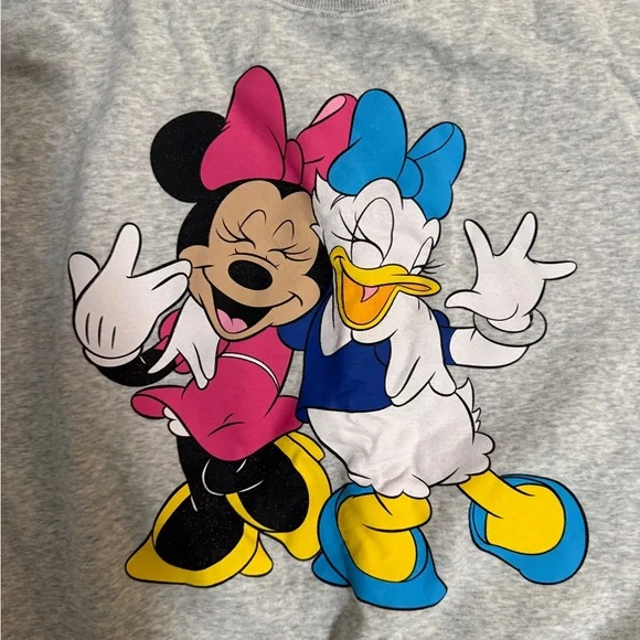 H&M Gray Sweater with Disney Characters - Picture 2 of 3